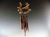 Obsidian Chime with Banksia Laricina Cone.  12" Long from Top of Hanger & 3" Wide. 
